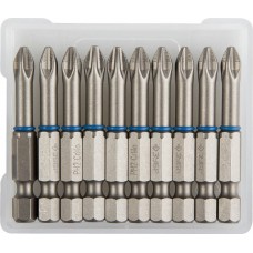 ЗУБР PH2, 50 мм, 10 шт., бита кованая, торсионная ЭКСПЕРТ 26011-2-50-10