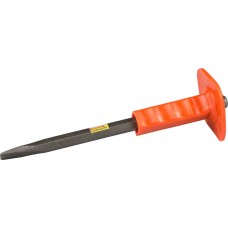 STAYER 25*300 мм, высокоуглеродистая сталь, зубило с протектором 2122-30 STAYER 25*300 мм, высокоуглеродистая сталь, зубило с протектором 2122-30