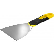 STAYER 100 мм, нержавеющее полотно, двухкомпонентная рукоятка, шпатель 10045-10 STAYER 100 мм, нержавеющее полотно, двухкомпонентная рукоятка, шпатель 10045-10