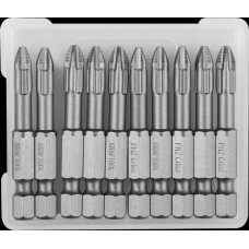 KRAFTOOL PH2, 10 шт., 50 мм, кованые профессиональные биты X-DRIVE 26121-2-50-10 KRAFTOOL PH2, 10 шт., 50 мм, кованые профессиональные биты X-DRIVE 26121-2-50-10