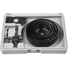 STAYER 8 шт: d=51-57-67-76-88-102 мм, набор коронок по дереву 29600-H8 STAYER 8 шт: d=51-57-67-76-88-102 мм, набор коронок по дереву 29600-H8