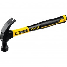 STAYER 680 г, молоток-гвоздодер Fiberglass 2026_z02 STAYER 680 г, молоток-гвоздодер Fiberglass 2026_z02
