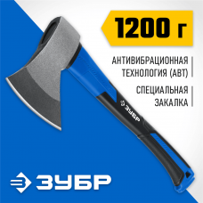 ЗУБР Фибергласс, 1200/1380 г, 430мм, Кованый топор (2061-12_z02) ЗУБР Фибергласс, 1200/1380 г, 430мм, Кованый топор (2061-12_z02)