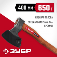 ЗУБР 650/950 г, 400 мм, топор универсальный кованый Викинг-7 20632 ЗУБР 650/950 г, 400 мм, топор универсальный кованый Викинг-7 20632