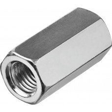 ЗУБР DIN 6334 переходная, M6, 5 шт, оцинкованная гайка 303756-06 ЗУБР DIN 6334 переходная, M6, 5 шт, оцинкованная гайка 303756-06