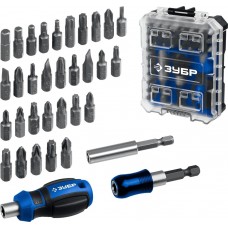 ЗУБР Компакт 34 шт, Набор: отвертка с насадками (25173) ЗУБР Компакт 34 шт, Набор: отвертка с насадками (25173)