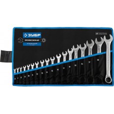 ЗУБР 18 шт, 6 - 32 мм, набор комбинированных гаечных ключей 27087-H18_z01 Профессионал ЗУБР 18 шт, 6 - 32 мм, набор комбинированных гаечных ключей 27087-H18_z01 Профессионал