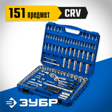 ЗУБР набор инструмента А-150, 151 предм., Профессионал (27637-H150_z01)