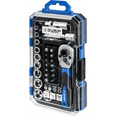 ЗУБР 27 шт., универсальный набор инструментов Компакт-27 27642-H27_z01 Профессионал ЗУБР 27 шт., универсальный набор инструментов Компакт-27 27642-H27_z01 Профессионал