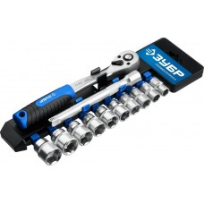 ЗУБР 12 шт., набор торцовых головок ТР-12С 27646-H12_z01 Профессионал ЗУБР 12 шт., набор торцовых головок ТР-12С 27646-H12_z01 Профессионал