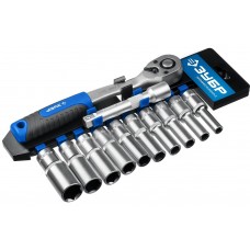 ЗУБР 12 шт., набор торцовых головок ТБ-12У 27650-H12 Профессионал ЗУБР 12 шт., набор торцовых головок ТБ-12У 27650-H12 Профессионал