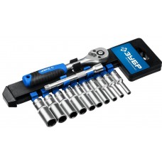 ЗУБР 12 шт., набор торцовых головок ТРУ-12М 27651-H12 Профессионал ЗУБР 12 шт., набор торцовых головок ТРУ-12М 27651-H12 Профессионал