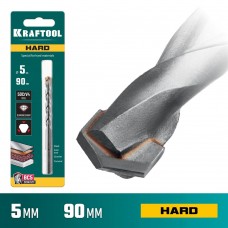 KRAFTOOL 5 х 90 мм, специальное cверло по твёрдым материалам HARD 29177-090-5 KRAFTOOL 5 х 90 мм, специальное cверло по твёрдым материалам HARD 29177-090-5