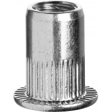 ЗУБР М8, 10 шт., стальные, стандартный бортик, резьбовые заклепки с насечками 31318-08 Профессионал ЗУБР М8, 10 шт., стальные, стандартный бортик, резьбовые заклепки с насечками 31318-08 Профессионал