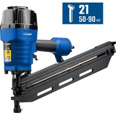 ЗУБР тип 21 (50-90 мм), нейлер (гвоздезабиватель) пневматический для гвоздей 31931
