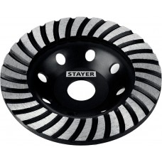 STAYER Турбо d 125 мм, Сегментированная алмазная шлифовальная чашка (33380-125_z02) STAYER Турбо d 125 мм, Сегментированная алмазная шлифовальная чашка (33380-125_z02)