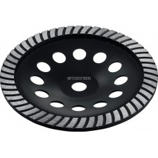 STAYER 230 мм, алмазная, сегментированная, шлифовальная чашка Turbo 33380-230_z02 STAYER 230 мм, алмазная, сегментированная, шлифовальная чашка Turbo 33380-230_z02