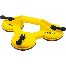 STAYER MAXLift, 140 кг, тройной пластмассовый стеклодомкрат (33718-3) STAYER MAXLift, 140 кг, тройной пластмассовый стеклодомкрат (33718-3)