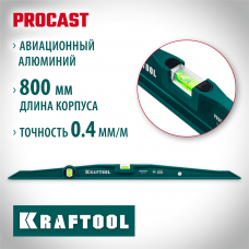 KRAFTOOL PROCAST 800 мм, Литой уровень (34717-080) KRAFTOOL PROCAST 800 мм, Литой уровень (34717-080)