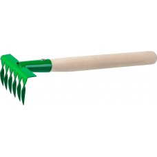 РОСТОК 6 зубцов, 405 мм, грабельки садовые с деревянной ручкой 39611 РОСТОК 6 зубцов, 405 мм, грабельки садовые с деревянной ручкой 39611