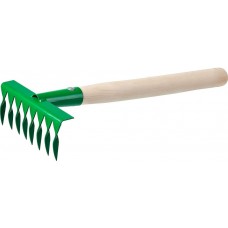 РОСТОК 8 зубцов, 405 мм, грабельки садовые с деревянной ручкой 39613 РОСТОК 8 зубцов, 405 мм, грабельки садовые с деревянной ручкой 39613