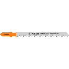 STAYER по дереву, фанере, EU-хвостовик, шаг 4 мм, 75 мм, 2 шт., полотна для эл/лобзика HCS 15984-4_z02 Professional