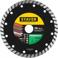 STAYER Ø 150Х22.2 мм, алмазный, сегментный, диск отрезной PROGRESSIVE 3662-150_z02 Professional STAYER Ø 150Х22.2 мм, алмазный, сегментный, диск отрезной PROGRESSIVE 3662-150_z02 Professional