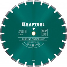 KRAFTOOL Ø 400Х25.4 мм, алмазный, сегментный, по асфальту, диск отрезной LASER-ASPHALT 36687-400 KRAFTOOL Ø 400Х25.4 мм, алмазный, сегментный, по асфальту, диск отрезной LASER-ASPHALT 36687-400