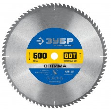 ЗУБР Оптима, 500 x 50 мм, 80Т, пильный диск по дереву, Профессионал (36903-500-50-80_z01) ЗУБР Оптима, 500 x 50 мм, 80Т, пильный диск по дереву, Профессионал (36903-500-50-80_z01)