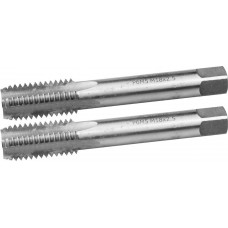 ЗУБР М18 х 2.5 мм, 2 шт., машинно-ручные, для нарезания метрической резьбы в сквозных отверстиях, комплект метчиков 4-28007-18-2.5-H2 ЗУБР М18 х 2.5 мм, 2 шт., машинно-ручные, для нарезания метрической резьбы в сквозных отверстиях, комплект метчиков 4-28007-18-2.5-H2