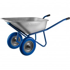 ЗУБР 240 кг, 110 л, двухколесная, тачка строительная 39911_z01 Профессионал ЗУБР 240 кг, 110 л, двухколесная, тачка строительная 39911_z01 Профессионал