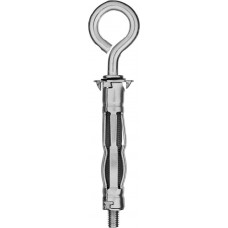 ЗУБР 100 шт., М4х32х8 мм, оцинкованный, с кольцом, анкер МОЛЛИ для пустотелых конструкций 302532-04-032 ЗУБР 100 шт., М4х32х8 мм, оцинкованный, с кольцом, анкер МОЛЛИ для пустотелых конструкций 302532-04-032