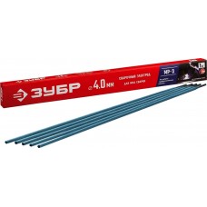 ЗУБР Ø 4.0 мм, 1 кг, для ММА сварки, электрод сварочный с рутиловым покрытием МР-3 40011-4.0 Мастер ЗУБР Ø 4.0 мм, 1 кг, для ММА сварки, электрод сварочный с рутиловым покрытием МР-3 40011-4.0 Мастер