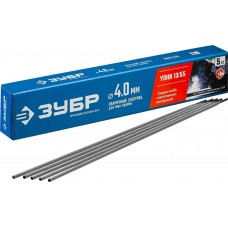 ЗУБР Ø 4.0 мм, 5 кг, для ММА сварки, с основным покрытием, электрод сварочный УОНИ 13/55 40025-4.0 Профессионал ЗУБР Ø 4.0 мм, 5 кг, для ММА сварки, с основным покрытием, электрод сварочный УОНИ 13/55 40025-4.0 Профессионал