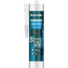 KRAFTOOL KRAFTSeal GX107 "AQUA STOP", 300 мл, черный, стекольный силиконовый герметик (41256-4) KRAFTOOL KRAFTSeal GX107 "AQUA STOP", 300 мл, черный, стекольный силиконовый герметик (41256-4)