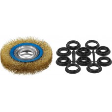 ЗУБР Ø 125 мм, щетка дисковая для точильно-шлифовального станка 35186-125_z01 ЗУБР Ø 125 мм, щетка дисковая для точильно-шлифовального станка 35186-125_z01