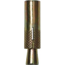 ЗУБР 1 шт., М12х52 мм, желтопассивированный, анкер забивной 4-302076-12-052 ЗУБР 1 шт., М12х52 мм, желтопассивированный, анкер забивной 4-302076-12-052