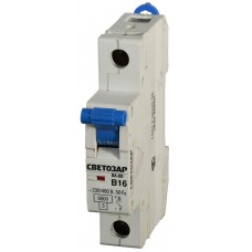 СВЕТОЗАР 10 А, "B", 400 B, 6 kA, 1-полюсной, выключатель автоматический SV-49051-10-B СВЕТОЗАР 10 А, "B", 400 B, 6 kA, 1-полюсной, выключатель автоматический SV-49051-10-B