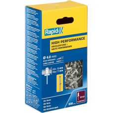 RAPID 4.0 x 10 мм, 500 шт, заклепка из алюминия 5001433 RAPID 4.0 x 10 мм, 500 шт, заклепка из алюминия 5001433