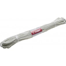 ЗУБР 20 м, 4 мм, 380 кгс, 11,5 ктекс, фал капроновый 50210-04 ЗУБР 20 м, 4 мм, 380 кгс, 11,5 ктекс, фал капроновый 50210-04