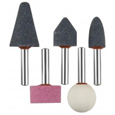 ЗУБР 5 шт., хвостовик Ø 6 мм, набор, абразивные мини-шарошки насадки 35994-H5 ЗУБР 5 шт., хвостовик Ø 6 мм, набор, абразивные мини-шарошки насадки 35994-H5