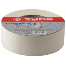 ЗУБР 50 мм х 50 м, бумажная, лента углозащитная (скотч) 12470-50-50 ЗУБР 50 мм х 50 м, бумажная, лента углозащитная (скотч) 12470-50-50