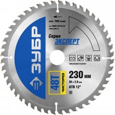 ЗУБР Ø 230 x 30 мм, 48T, диск пильный по дереву "Чистый рез" 36905-230-30-48 ЗУБР Ø 230 x 30 мм, 48T, диск пильный по дереву "Чистый рез" 36905-230-30-48