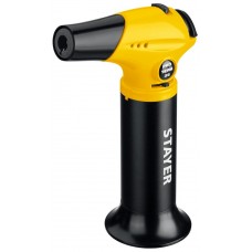 STAYER ProTerm 35 автономная портативная газовая горелка с пьезоподжигом, 1300°С, 55522 STAYER ProTerm 35 автономная портативная газовая горелка с пьезоподжигом, 1300°С, 55522