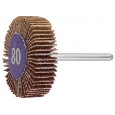 ЗУБР P80 32 x 10 x 3.2 мм, L 45 мм, круг веерный на шпильке 35934 ЗУБР P80 32 x 10 x 3.2 мм, L 45 мм, круг веерный на шпильке 35934