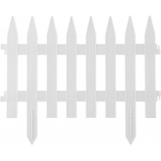 GRINDA 28х300 см, белый, забор декоративный КЛАССИКА 422201-W GRINDA 28х300 см, белый, забор декоративный КЛАССИКА 422201-W