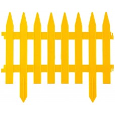 GRINDA 28х300 см, желтый, забор декоративный КЛАССИКА 422201-Y GRINDA 28х300 см, желтый, забор декоративный КЛАССИКА 422201-Y