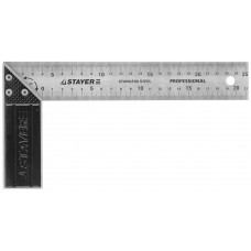 STAYER 250 x 25.5 x 1 мм, нержавеющее полотно, угольник столярный 3431-25_z01 STAYER 250 x 25.5 x 1 мм, нержавеющее полотно, угольник столярный 3431-25_z01