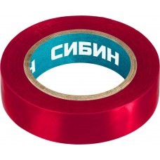 СИБИН 15 мм х 10 м, изоляционная лента пвх 1235-3 СИБИН 15 мм х 10 м, изоляционная лента пвх 1235-3