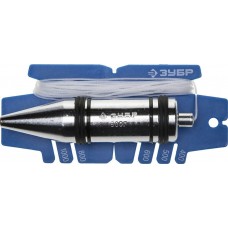 ЗУБР 5 м, 500 г, отвес строительный со шнуром и безопасным наконечником 06347-50_z01 ЗУБР 5 м, 500 г, отвес строительный со шнуром и безопасным наконечником 06347-50_z01